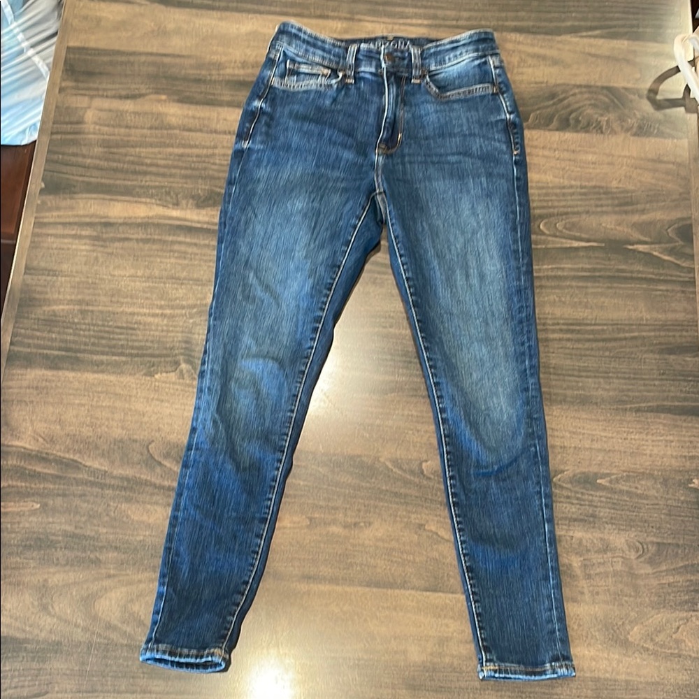 Arizona Jean Company Blue Skinny Jeans with Vintage Wash